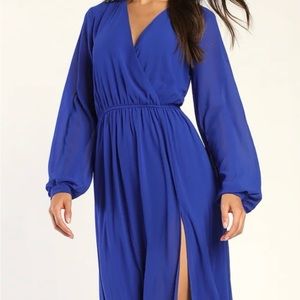 Lulus Blue Gown